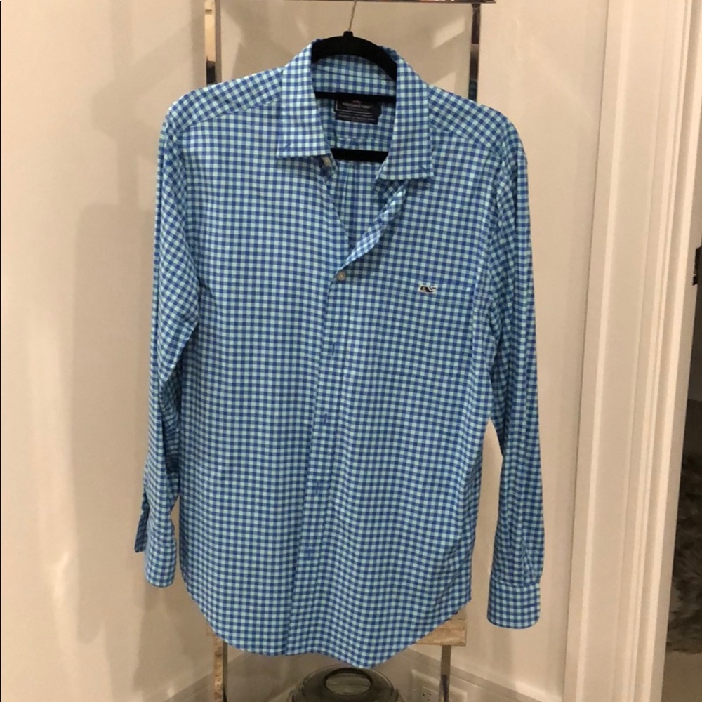 Vineyard Vines Classic Fit Tucker Shirt Size M